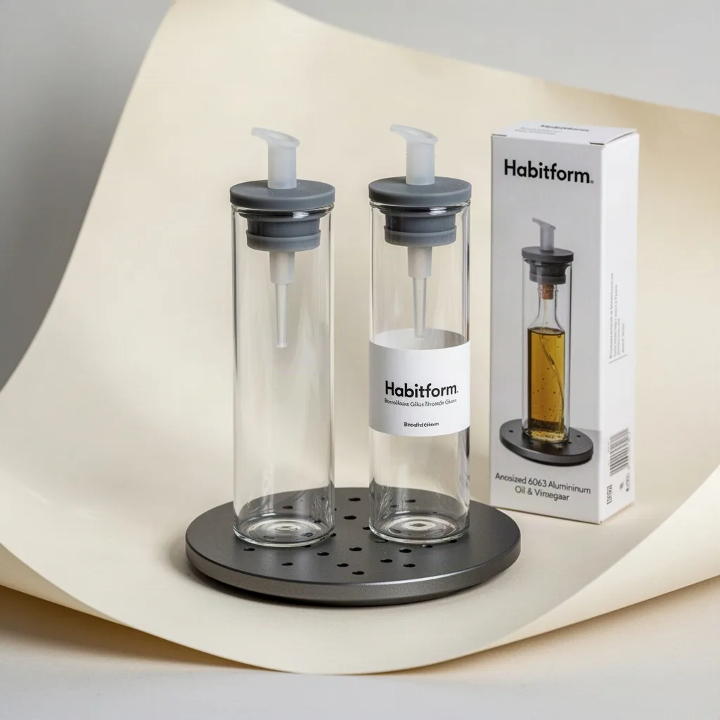 Habitform Borosilicate Oil & Vinegar Cruet